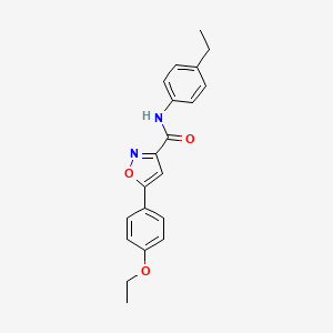 5-(4-ethoxyphenyl)-N-(4-ethylphenyl)-1,2-oxazole-3-carboxamide