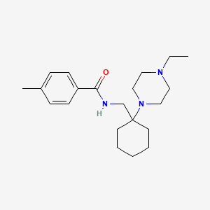 N-{[1-(4-ethylpiperazin-1-yl)cyclohexyl]methyl}-4-methylbenzamide