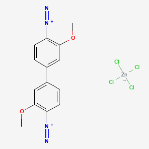 molecular formula C14H12Cl4N4O2Zn B1498696 Einecs 283-430-3 CAS No. 84633-94-3