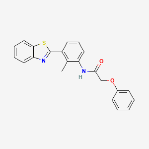 N-[3-(1,3-benzothiazol-2-yl)-2-methylphenyl]-2-phenoxyacetamide