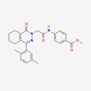 methyl 4-({[4-(2,5-dimethylphenyl)-1-oxo-5,6,7,8-tetrahydrophthalazin-2(1H)-yl]acetyl}amino)benzoate