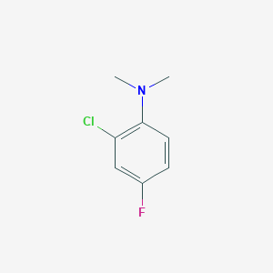 molecular formula C8H9ClFN B1498705 2-chloro-4-fluoro-N,N-dimethylaniline CAS No. 793628-59-8