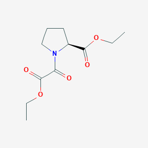 molecular formula C11H17NO5 B1498711 (S)-乙基 1-(2-乙氧基-2-氧代乙酰)吡咯烷-2-羧酸盐 CAS No. 273925-06-7