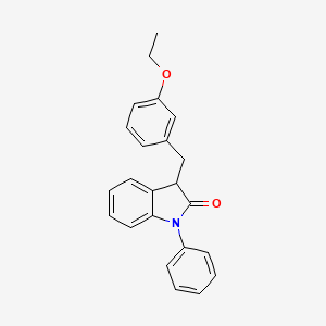 3-(3-ethoxybenzyl)-1-phenyl-1,3-dihydro-2H-indol-2-one