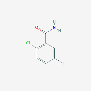 molecular formula C7H5ClINO B1498715 2-Chloro-5-iodobenzamide CAS No. 289039-27-6
