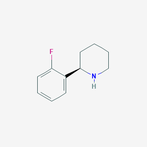 molecular formula C11H14FN B1498737 (R)-2-(2-fluorophenyl)piperidine 