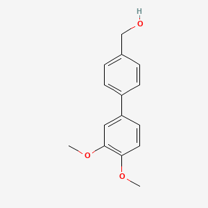 molecular formula C15H16O3 B1498739 4-(3,4-Dimethoxyphenyl)benzyl alcohol CAS No. 760987-73-3