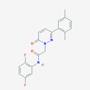 N-(2,5-difluorophenyl)-2-(3-(2,5-dimethylphenyl)-6-oxopyridazin-1(6H)-yl)acetamide