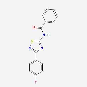 N-[3-(4-fluorophenyl)-1,2,4-thiadiazol-5-yl]benzamide