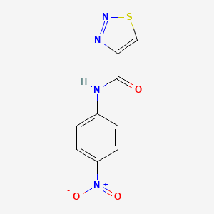 N-(4-nitrophenyl)-1,2,3-thiadiazole-4-carboxamide