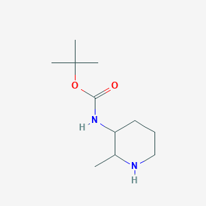 molecular formula C11H22N2O2 B1498760 tert-Butyl (2-methylpiperidin-3-yl)carbamate CAS No. 1150618-42-0