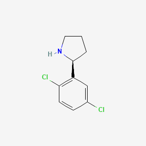 (2S)-2-(2,5-Dichlorophenyl)pyrrolidine