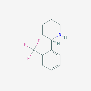 molecular formula C12H14F3N B1498773 (R)-2-(2-(trifluoromethyl)phenyl)piperidine 