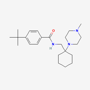 4-tert-butyl-N-{[1-(4-methylpiperazin-1-yl)cyclohexyl]methyl}benzamide