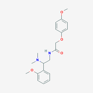 N-[2-(dimethylamino)-2-(2-methoxyphenyl)ethyl]-2-(4-methoxyphenoxy)acetamide