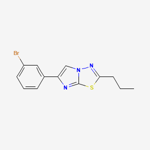 6-(3-Bromophenyl)-2-propylimidazo[2,1-b][1,3,4]thiadiazole