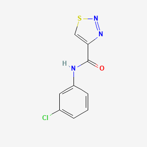 N-(3-chlorophenyl)-1,2,3-thiadiazole-4-carboxamide