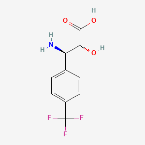 molecular formula C10H10F3NO3 B1498792 (2R,3R)-3-Amino-2-hydroxy-3-(4-(trifluoromethyl)phenyl)propanoic acid CAS No. 1217845-38-9