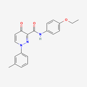 N-(4-ethoxyphenyl)-1-(3-methylphenyl)-4-oxo-1,4-dihydropyridazine-3-carboxamide