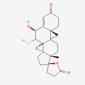 molecular formula C23H32O4S B1498803 6beta-Hydroxy-7alpha-thiomethylspirolactone CAS No. 42219-60-3