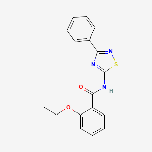 molecular formula C17H15N3O2S B14988034 2-ethoxy-N-(3-phenyl-1,2,4-thiadiazol-5-yl)benzamide 