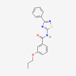 N-(3-phenyl-1,2,4-thiadiazol-5-yl)-3-propoxybenzamide