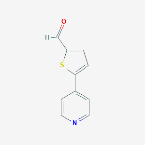 molecular formula C10H7NOS B149882 5-(吡啶-4-基)噻吩-2-甲醛 CAS No. 129770-69-0
