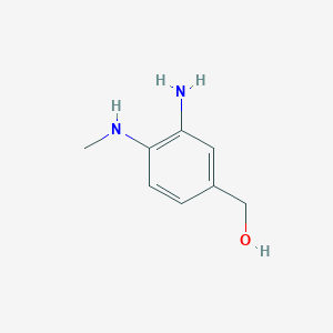 molecular formula C8H12N2O B1498828 [3-Amino-4-(methylamino)phenyl]methanol CAS No. 910037-29-5