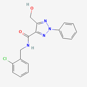 N-(2-chlorobenzyl)-5-(hydroxymethyl)-2-phenyl-2H-1,2,3-triazole-4-carboxamide