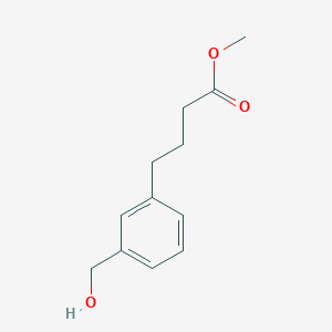 molecular formula C12H16O3 B1498835 Methyl 4-(3-(hydroxymethyl)phenyl)butanoate CAS No. 873371-71-2