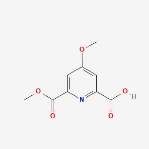 4-Methoxy-6-(methoxycarbonyl)picolinic acid