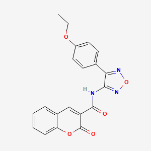 N-[4-(4-ethoxyphenyl)-1,2,5-oxadiazol-3-yl]-2-oxo-2H-chromene-3-carboxamide