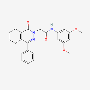 N-(3,5-dimethoxyphenyl)-2-(1-oxo-4-phenyl-5,6,7,8-tetrahydrophthalazin-2(1H)-yl)acetamide