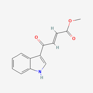 molecular formula C13H11NO3 B1498867 (E)-Methyl 4-(1H-indol-3-YL)-4-oxobut-2-enoate CAS No. 59000-14-5