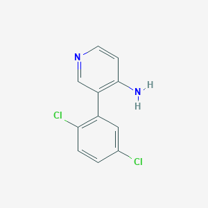 3-(2,5-Dichlorophenyl)pyridin-4-amine