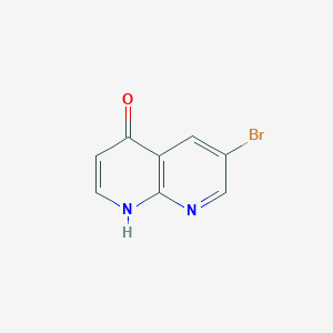 molecular formula C8H5BrN2O B1498872 6-bromo-1,8-naphthyridin-4(1H)-one CAS No. 1150618-43-1