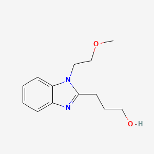 3-[1-(2-methoxyethyl)-1H-benzimidazol-2-yl]propan-1-ol