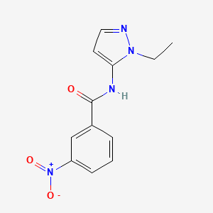 N-(1-ethyl-1H-pyrazol-5-yl)-3-nitrobenzamide