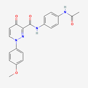 N-[4-(acetylamino)phenyl]-1-(4-methoxyphenyl)-4-oxo-1,4-dihydropyridazine-3-carboxamide