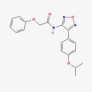 2-phenoxy-N-{4-[4-(propan-2-yloxy)phenyl]-1,2,5-oxadiazol-3-yl}acetamide