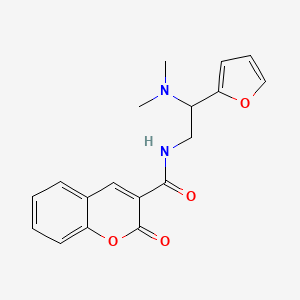 N-[2-(dimethylamino)-2-(furan-2-yl)ethyl]-2-oxo-2H-chromene-3-carboxamide