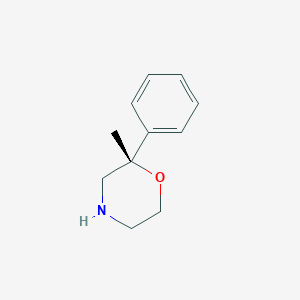 molecular formula C11H15NO B1498898 (S)-2-Methyl-2-phenylmorpholine 