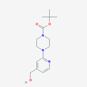 molecular formula C15H23N3O3 B1498900 Tert-butyl 4-[4-(hydroxymethyl)pyridin-2-yl]piperazine-1-carboxylate CAS No. 944450-80-0