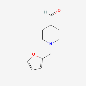 1-(Furan-2-ylmethyl)piperidine-4-carbaldehyde