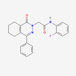 N-(2-fluorophenyl)-2-(1-oxo-4-phenyl-5,6,7,8-tetrahydrophthalazin-2(1H)-yl)acetamide