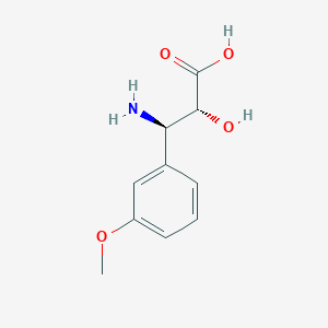 molecular formula C10H13NO4 B1498905 (2R,3R)-3-氨基-2-羟基-3-(3-甲氧基苯基)丙酸 CAS No. 1217790-42-5