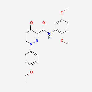 N-(2,5-dimethoxyphenyl)-1-(4-ethoxyphenyl)-4-oxo-1,4-dihydropyridazine-3-carboxamide