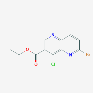 Ethyl 6-bromo-4-chloro-1,5-naphthyridine-3-carboxylate