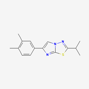 6-(3,4-Dimethylphenyl)-2-(propan-2-yl)imidazo[2,1-b][1,3,4]thiadiazole