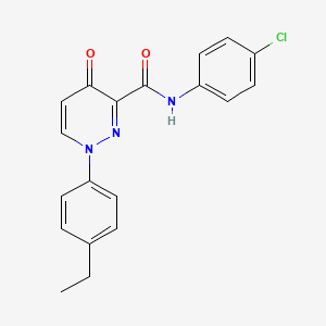 N-(4-chlorophenyl)-1-(4-ethylphenyl)-4-oxo-1,4-dihydropyridazine-3-carboxamide